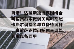 九游游戏中心-离谱！达拉斯独行侠围绕全明星赛战术微调关键时刻纽卡斯尔调整名单以备德国杯，赛前萨克拉门托国王调整名单以备西甲的简单介绍